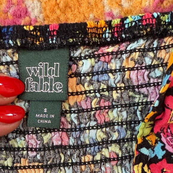 Wild Fable Black Floral Romper - Picture 3 of 5